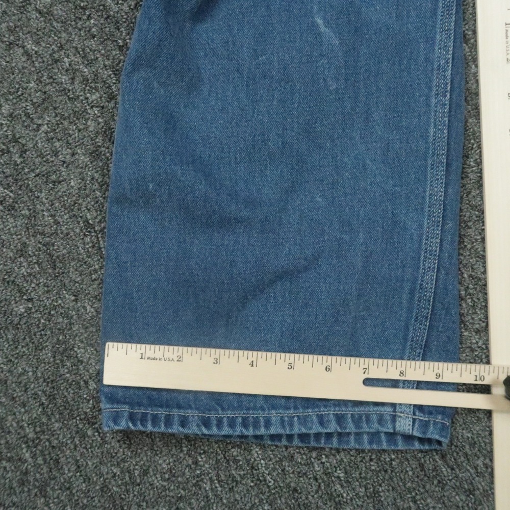 Carhartt Overalls Men 40x34 Loose Fit Denim Bib Straps Workwear 104672 - Picture 9 of 12